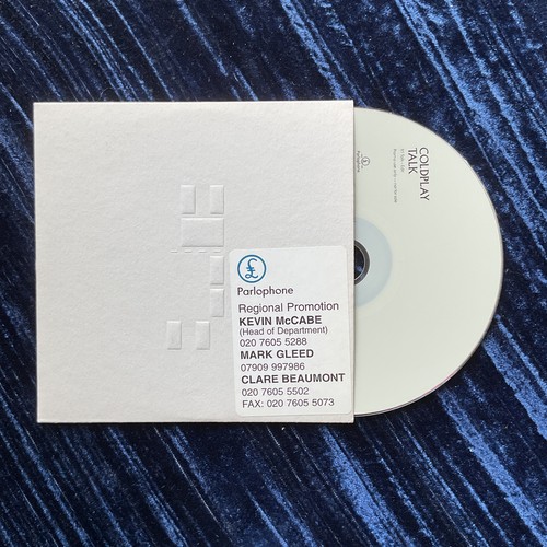 Rare promo coldplay - promo, 'talk'