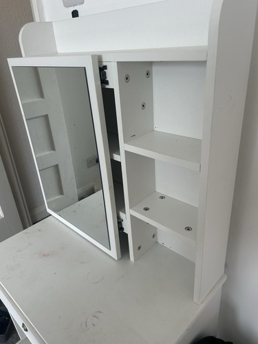 White dressing table vanity - white,