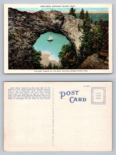 Arch rock mackinac island - rock,