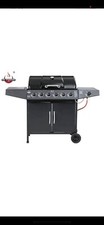6 burner gas bbq with side burner