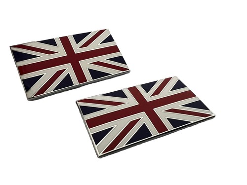 Union jack flag badges - jack,