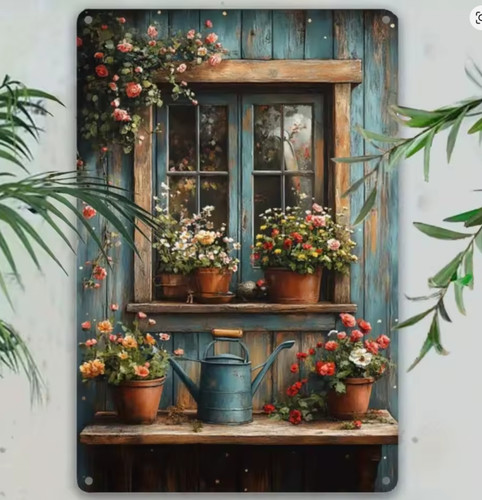 Rustic vintage wall decor - wall,