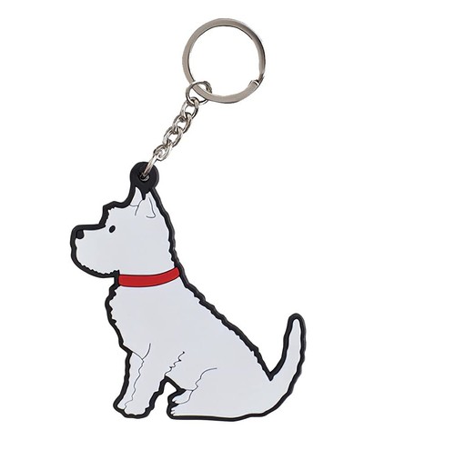 Sweet william westie - westie, keyring