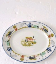 Wood and Sons Holly Cottage Oval Plate 12 inch  VGC
