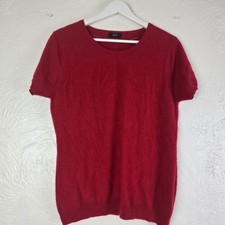 F&F 100% Cashmere Jumper Red
