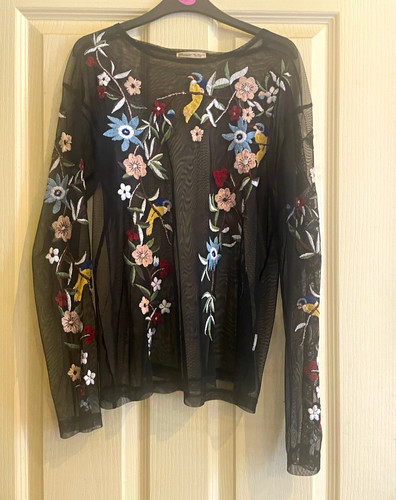 Zara black sheer - zara,