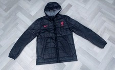 GENUINE  Liverpool Fc Men’s Coat  BENCH / MANAGER'S  UK SMALL /QUILTED / FLEECE