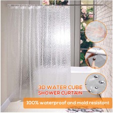 3D EVA Diamond Shower Curtain