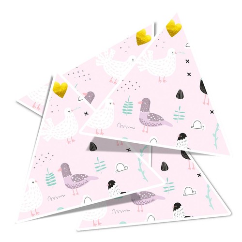 Triangle vinyl stickers - 4x,