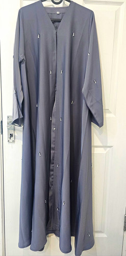Women grey abaya - women’s,