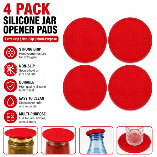 Pcs red round silicone - pcs,