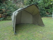 Korum Lite Shelter fishing day