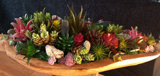 faux succulent arrangement