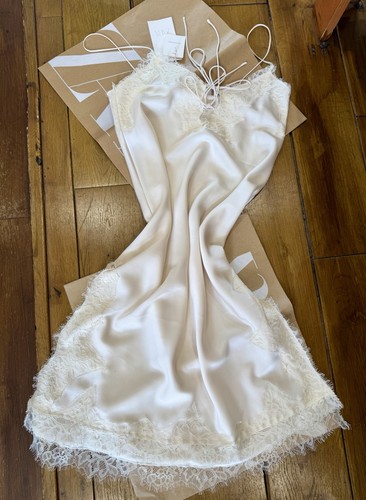 Zara midi dress satin lace - , xs