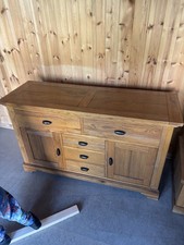 Solid wood sideboard with