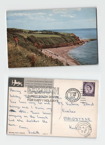 Postcard orcombe point - postcard,