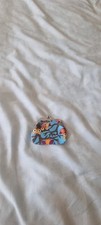 Cute Blue Owl Pattern Coin