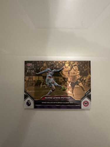 Topps now keane lewis - now, lewis-potter