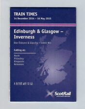 Pocket Timetable - ScotRail -