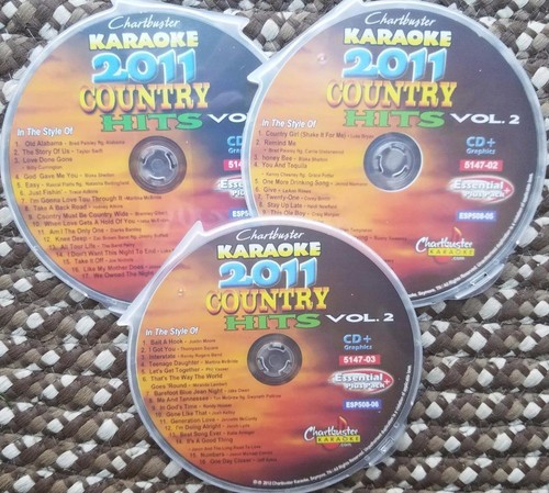 Chartbuster 2011 karaoke discs - chartbuster,
