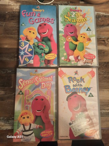 Barney vhs tapes bundle - barney,