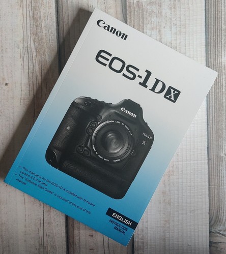 Canon eos 1dx instruction - 1dx,