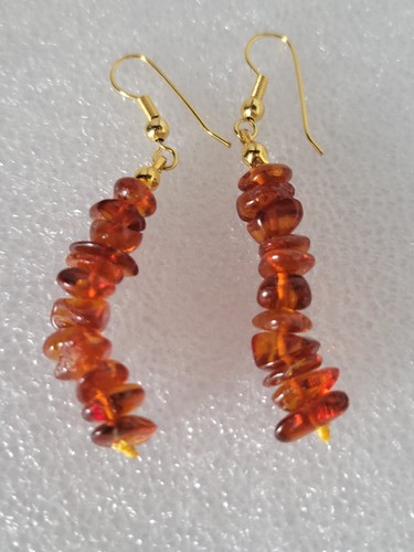 Vintage baltic amber chip - amber,