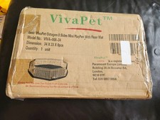 viva pet octagon 8 sides mini playpen with floor mat,36.8x25x4.6cm ,UNSED