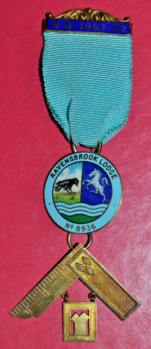 Masonic past master - masonic, jewel