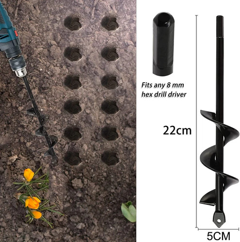 Auger spiral drill bit - auger,