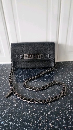 Dkny black adjustable belt - dkny~black,