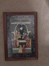 Indian Art: Picture In Frame