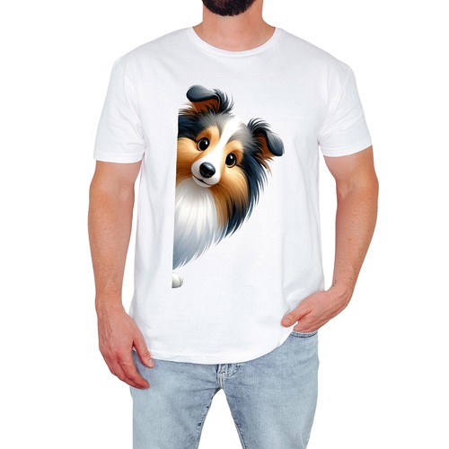 Cute dog mens shirt - dog, adorable