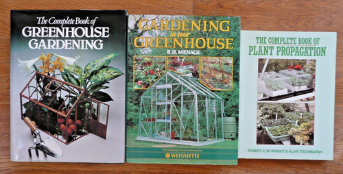 Greenhouse gardening book - 3x,