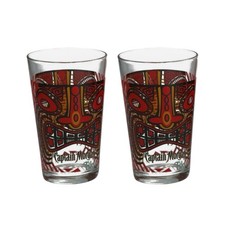 Captain Morgan Tiki Glass x2