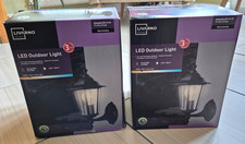 2 x LED PIR outdoor coach