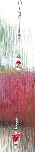 Angel suncatcher 38cm glass - angel, 38cm,