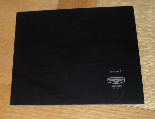 Bentley arnage brochure 2001 - brochure,