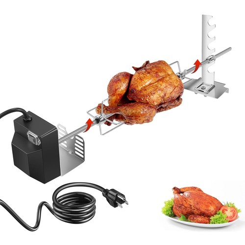 Universal rotisserie grill kit - rotisserie,