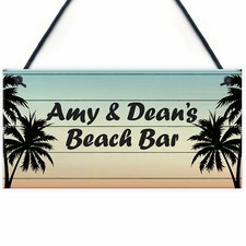 Personalised Beach Bar Sign