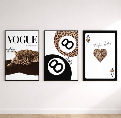Set luxury leopard - set,