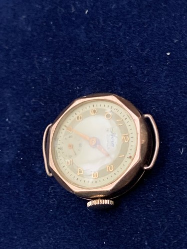 9ct yellow gold avia watch - yellow,