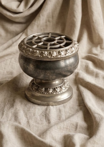 Vintage silver plated rose - vintage,