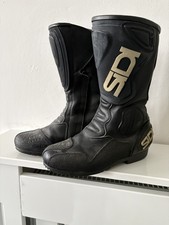 Sidi Black Leather Motorcycle