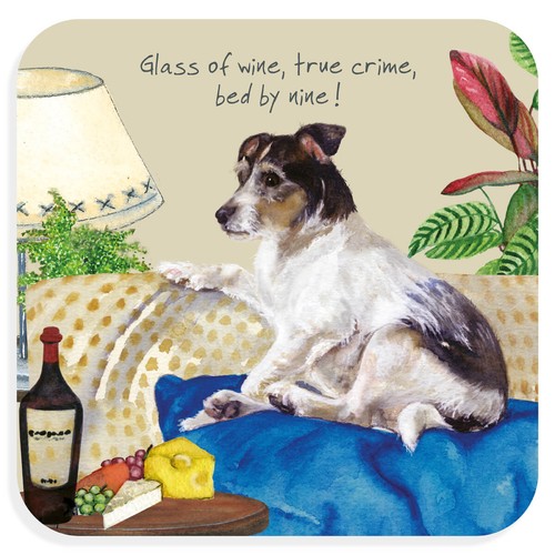 Jack russell coaster - jack,