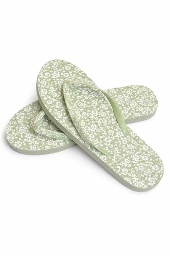 Primark green floral flip - primark,