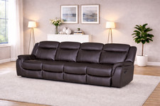 Brown Leather Gel Recliner