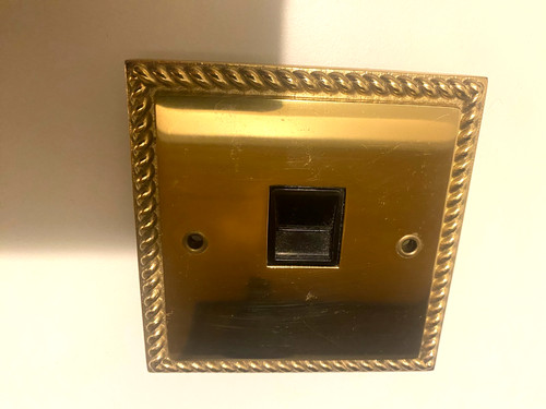 Georgian style polished brass - georgian,