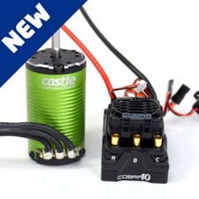 Castle Creations Cobra 10 6S Max 25.2V ESC w/1412-2100Kv Brushless Motor Combo