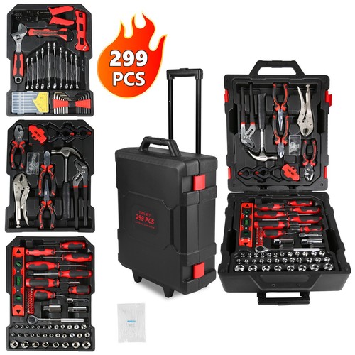 299pcs tool set trolley - 299pcs,